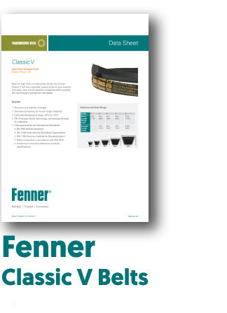 PDF of Fenner Classic V Belts Datasheet