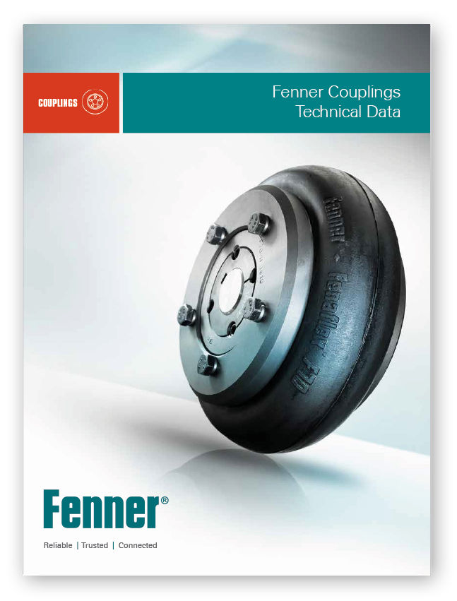 Fenner Couplings Brochure with an image of Couplings on the front cover