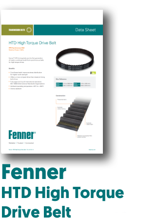 PDF of Fenner HTD High Torque Drive Belt Datasheet