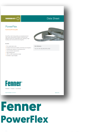 PDF of Fenner PowerFlex Friction Belt Datasheet