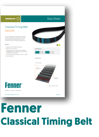 PDF of Fenner Classical Timing Belt Datasheet