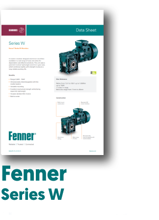 PDF of Fenner Series W Gearbox Datasheet