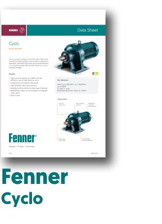 PDF of Fenner Cyclo Gearbox Datasheet