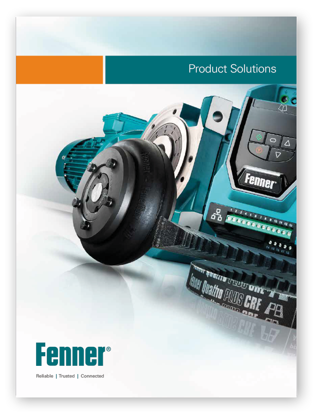 Fenner Couplings Brochure with an image of Couplings on the front cover